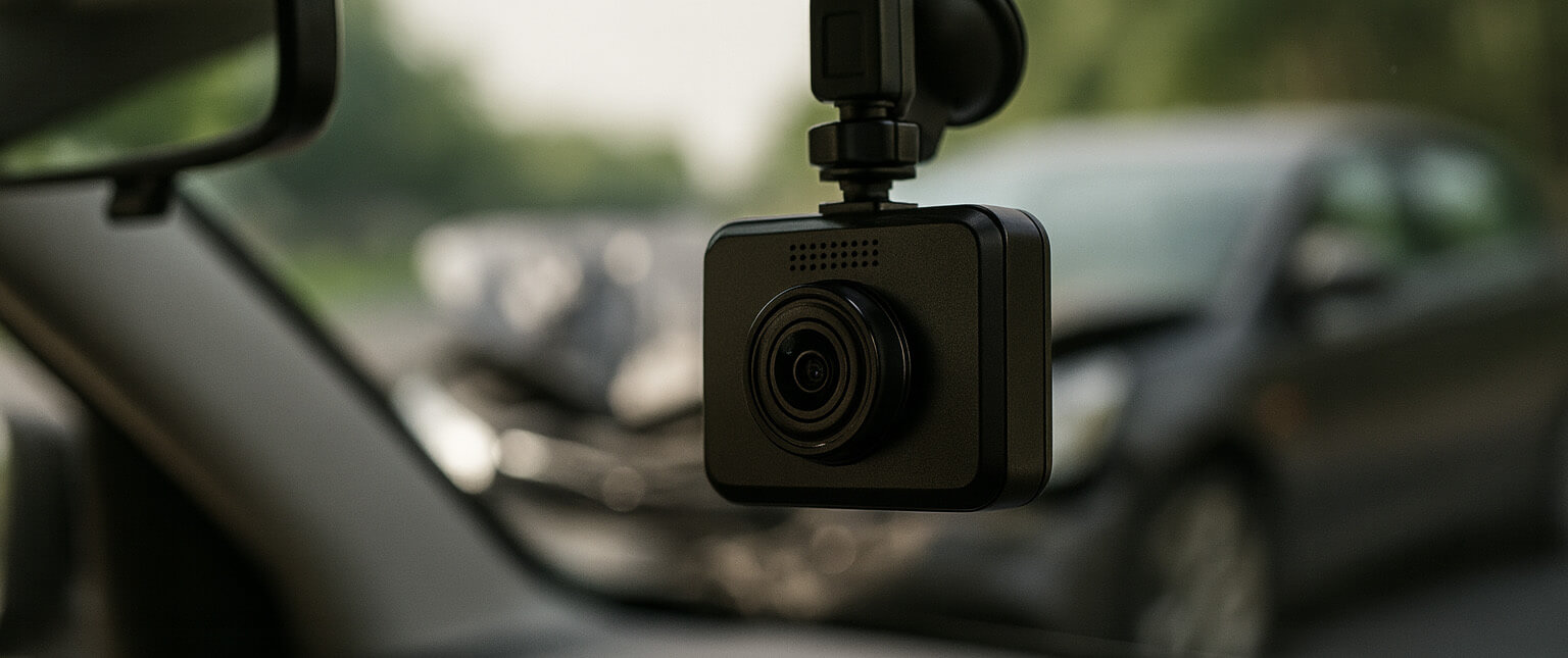 Dashcam in de auto